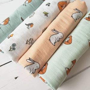 Soft Breathable Cotton Baby <b>Muslin</b> <b>Swaddle</b> <b>Blanket</b> Double Gauze Multi Layered Gauze <b>Muslin</b> <b>Swaddle</b> for Unisex Baby - Product Image 1