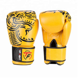 Guantes de boxeo Guantes de fitness Venta caliente Buena calidad Boxeo Venta al por mayor Logotipo personalizado Cuero de vaca Adultos Entrenamiento Guantes DE BOXEO - Product Image 5