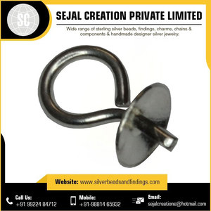 Venta al por mayor de colgantes de plata esterlina de tamaño personalizado, hallazgos de joyería de alta calidad para hacer joyas - Product Image 2