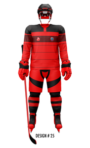 Ropa deportiva de hockey sobre hielo personalizable superior para adultos sublimación completa logotipo personalizado y tamaño 1 pieza/bolsa de plástico NOMBRE DEL EQUIPO INCLUIDO - Product Image 3