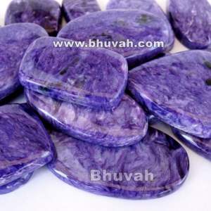 หินอัญมณี Charoite Cabochon จากรัสเซีย - Product Image 2
