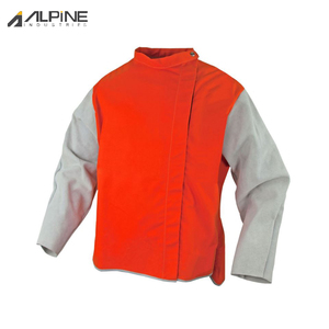 Veste de sécurité en cuir pour soudeurs, résistante à la chaleur, imperméable, antistatique, taille personnalisée, vente chaude Alpine Industries - Product Image 1