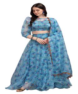 Designer indien coloré brodé travail manuel Lehenga Choli avec dupatta Vente en gros prix le plus bas du marché textile ethnique - Product Image 6