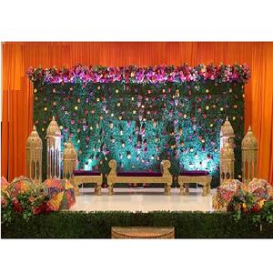 Decoración de Escenario para Bodas Musulmanas con Temática Árabe, Decoración de Escenario para la Noche de Henna Marroquí, Decoración de Escenario para la Noche de Mehndi Musulmana, Decoración de Escenario para DJ - Product Image 1