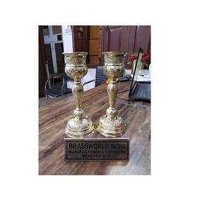 FINITION EN LAITON CUIVRE CALICE ET PATEN ÉGLISE FOURNITURES par Brassworld Inde - Product Image 5