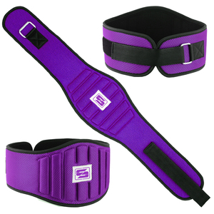 Cinturón de entrenamiento de levantamiento de pesas de neopreno ajustable Diseño personalizado y logotipo Equipo de seguridad de fitness - Product Image 4