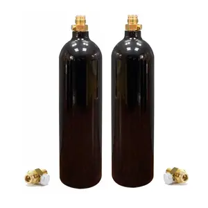 Alta calidad 1L Vacío 24oz Co2 Paintball Gas Cilindro Hpa tanque con válvula de encendido/apagado - Product Image 1