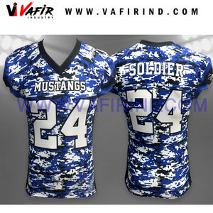 Uniformes/Jerseys de Fútbol Americano Personalizados al por Mayor 2024, Sublimación en Blanco, Transpirables, Tallas Grandes, Modelo AU-642 - Product Image 5