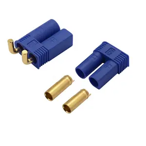 High current 24k gold plated EC5 EC6 RC connector plug for PCB electrical plate and wire soldering