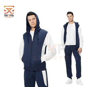 New latest design men track suits sports custom <b>plain</b> <b>tracksuits</b> - Product Image 2