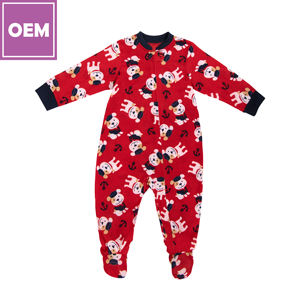 Combinaison pour bébé JOYUAN GARMENT MANUFACTURER BR190805 - IMPRIMÉ CHIEN ROUGE GARÇON, vêtements personnalisés pour nouveau-né, unisexe, animal, VÊTEMENTS DE NUIT, footie - Product Image 6