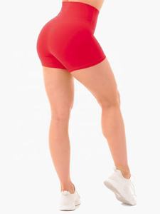 Pro Fitness Scrunch Booty <b>Shorts</b> with Tummy Control Stretchy Soft Material Hot Pattern Breathable and Washed <b>Technics</b> - Product Image 2