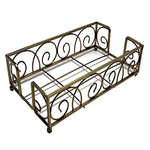 Servilletero de metal de forma rectangular para mesa de boda, servilletero decorativo, soporte de almacenamiento a un precio asequible - Product Image 1