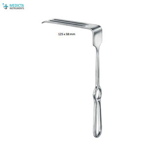 Retractor de acero inoxidable Sauerbruch, 25,5 cm-125x38mm, instrumentos quirúrgicos generales - Product Image 2
