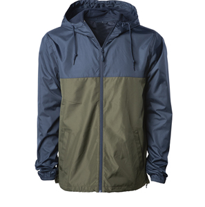 Men's <b>Lightweight</b> Canvas Windbreaker <b>Jacket</b> Water-Resistant Zip for Winter and Football Sports - Product Image 2