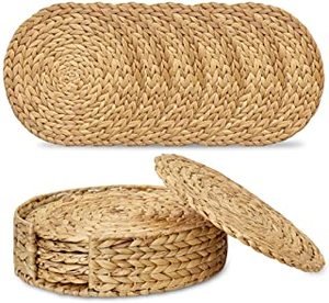 Mantel redondo de jacinto de agua respetuoso con el medio ambiente, con soporte antideslizante, para evitar arañazos, hecho en Vietnam, venta al por mayor - Product Image 2