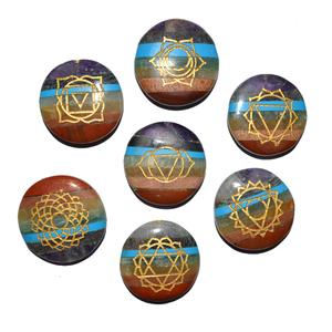 Supplier of Bonded <b>Chakra</b> Disc <b>Set</b> : Bonded <b>Chakra</b> Disc <b>Set</b> for Sale Natural Healing Mascot Style - Product Image 1