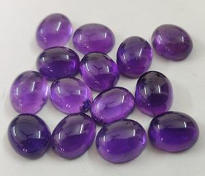Amatista Natural ovalada, 3x5mm a 10x14mm, cabujón, amatista suelta, calidad superior - Product Image 4