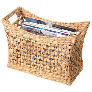 Panier de rangement pour magazines en jacinthe d'eau écologique de haute qualité fait à la main au Viet Nam au meilleur prix - Product Image 6