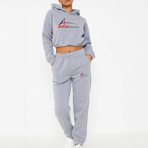 Nouveaux sweats à capuche en molleton pour femmes, haut court, confortable, vêtements d'hiver, à la mode, à vendre - Product Image 1