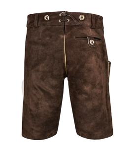 2024 Oktoberfest traditionnel allemand Design Trachtenmode bavarois garçons fait à la main marron daim Lederhosen mi été imprimé taille - Product Image 2