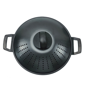 Jeux de casseroles anti adhésifs en acier au carbone, casseroles de cuisine <span class=keywords><strong>avec</strong></span> <span class=keywords><strong>couvercle</strong></span> <span class=keywords><strong>passoire</strong></span>, antiadhésives - Product Image 2