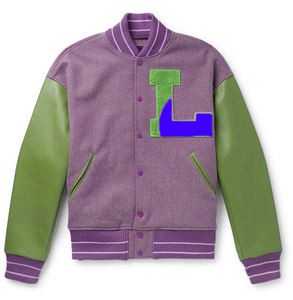 2025 Venta al por mayor Último diseño Letterman Jacket Custom Black Oversized Jacket - Product Image 2