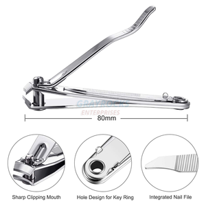 Tondeuse à ongles simple en acier inoxydable, outil de soins de beauté, nouveau Style, 1 pièce - Product Image 4