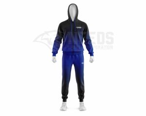 Ensemble de survêtement de jogging personnalisé grande taille écoresponsable, vente en gros, avec sublimation, design unique, 100% polyester polaire 270 g/m² - Product Image 2