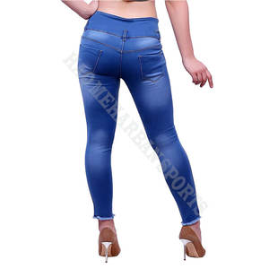 Ladies Casual Trousers <b>Jeans</b> Pant - Product Image 4