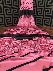 Sari con estampado digital para mujer con blusa estampada Prenda de color muy hermosa - Product Image 6