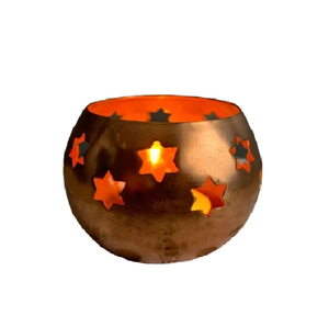 Pot à bougie en cuivre de haute qualité avec une finition élégante en or rose, parfait pour la maison et les fournitures de décoration d'occasion - Product Image 3