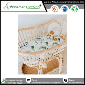 100% Pure Organic Cotton Baby <b>Bassinet</b> <b>Sheet</b> for Sale - Product Image 2