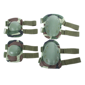 Rodilleras protectoras tácticas ajustables para Airsoft, rodilleras para patines, rodilleras de seguridad - Product Image 3