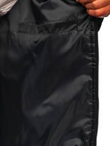 แจ็กเก็ตบอมเบอร์สไตล์ไล่ระดับสีของผู้ชายเสื้อผ้าแนวสตรีทแฟชั่นฤดูหนาวแจ๊กเก็ตผ้าใบกันน้ำเป็นมิตรกับสิ่งแวดล้อมกันลม - Product Image 6