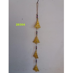 Personalizar fabricante de alta calidad hierro pintado Navidad carillón de viento decorativo - Product Image 1