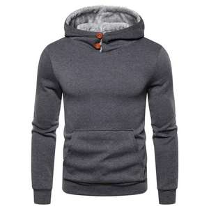 Sudadera con capucha de algodón y forro polar, prenda deportiva de talla baja, venta al por mayor, 2022 - Product Image 2
