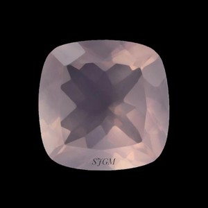 เบาะพลอยควอตซ์ธรรมชาติขนาด7มม. ตัดเป็นเหลี่ยมเพชรพลอยหลวมมีใบรับรอง IGI - Product Image 1