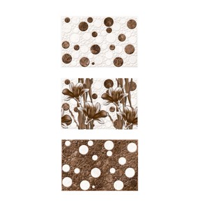 El último diseño moderno de cerámica de color marrón azulejos de pared digitales 300x450mm - Product Image 4