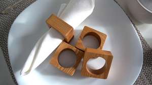 Wooden Best Stylish Napkin <b>Rings</b> - Product Image 2