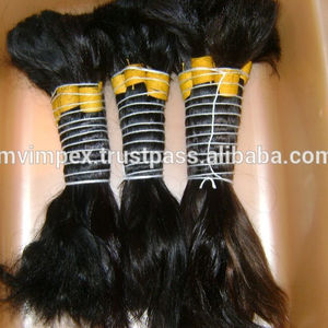 Cabello humano remy 2026 indio, color marrón liso y sedoso, 100% negro - Product Image 2