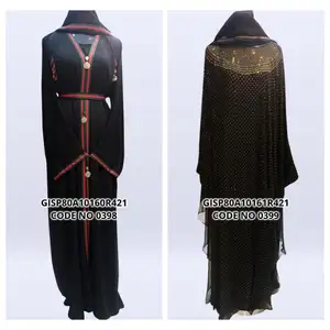 थोक कारखाने की कीमतों में इस्लामी महिलाओं पहनने नई मॉडल Abaya दुबई मुस्लिम शिफॉन फीता किमोनो इस्लामी Abaya पोशाक