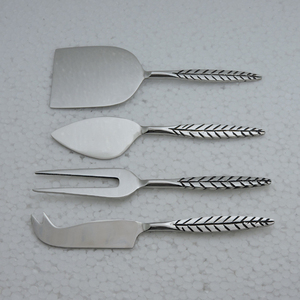 Juego de cuchillos para queso de acero inoxidable de alta calidad con chapado en plata para uso doméstico, accesorios de cocina, rebanador de frutas y verduras - Product Image 5