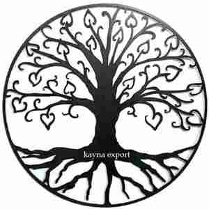 Art mural moderne en métal pour la décoration intérieure pour la salle à manger et le salon, également idéal pour les intérieurs d'hôtels - Product Image 1