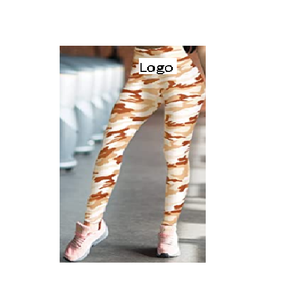 Pantalones de Yoga de cintura alta para mujer, mallas de entrenamiento para correr, 92% poliéster, 8% LICRA - Product Image 5