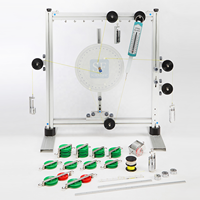 (TAIWÁN) Conjunto de Experimentos de Equilibrio Estático y Aplicaciones para Física: Poleas, Vectores, Fuerza, Torque, Ángulos, Momento