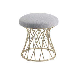 เก้าอี้สตูลหุ้มเบาะฐานโลหะ - Product Image 1