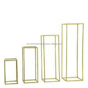 Soporte de Suelo Clásico Ecológico con Recubrimiento de Polvo Dorado Harlow para Macetas y Jardineras (RI-68002) - Product Image 4