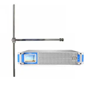 FMUSER FMT- 600W 600watts Radiodiffusion FM Transmetteur 87 ~ 108MHz + FU-DV1 75 ohms Antenne FM + 1/2 Câble d'alimentation