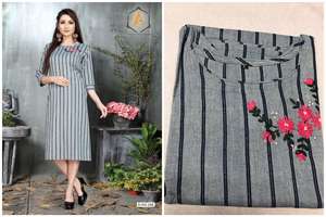 Kurtis Dames Coton Reyon Femmes Anarkali Dernier Design De Mode Prêt À Porter Bas Prix avec Dupatta Jackate Robe Indienne En Gros ApparelGarment - Product Image 2